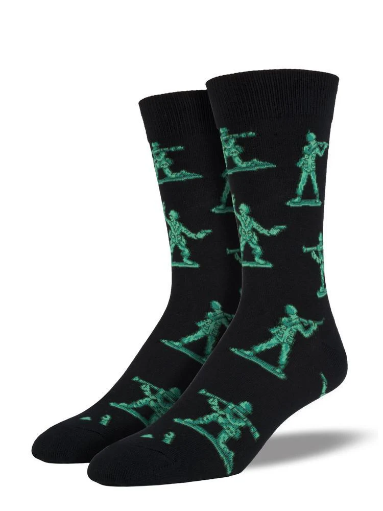Socksmith Mens Army Men Socks - Image 2