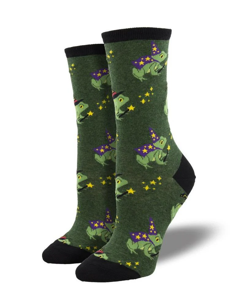 Socksmith Womens Freaky Frogs Cotton Socks - Image 2