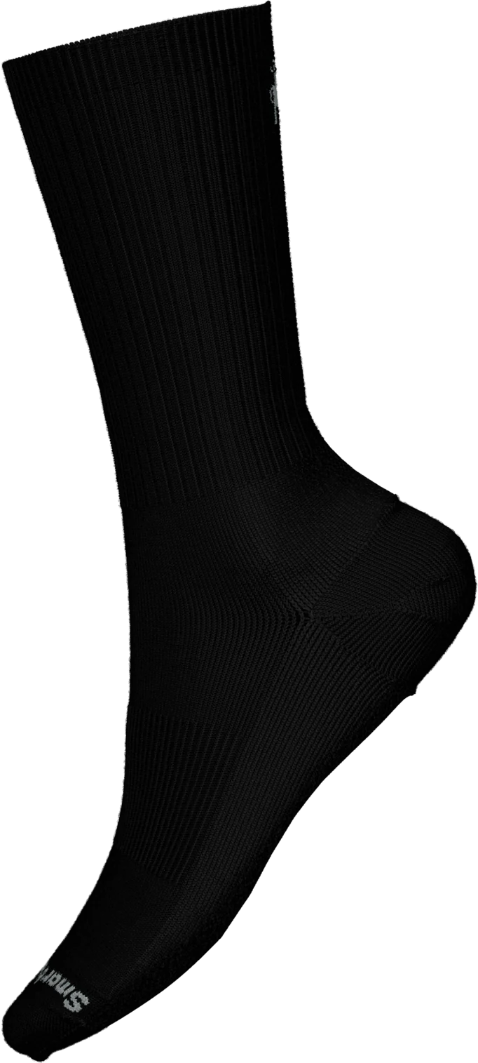 Solid Rib Crew | Black