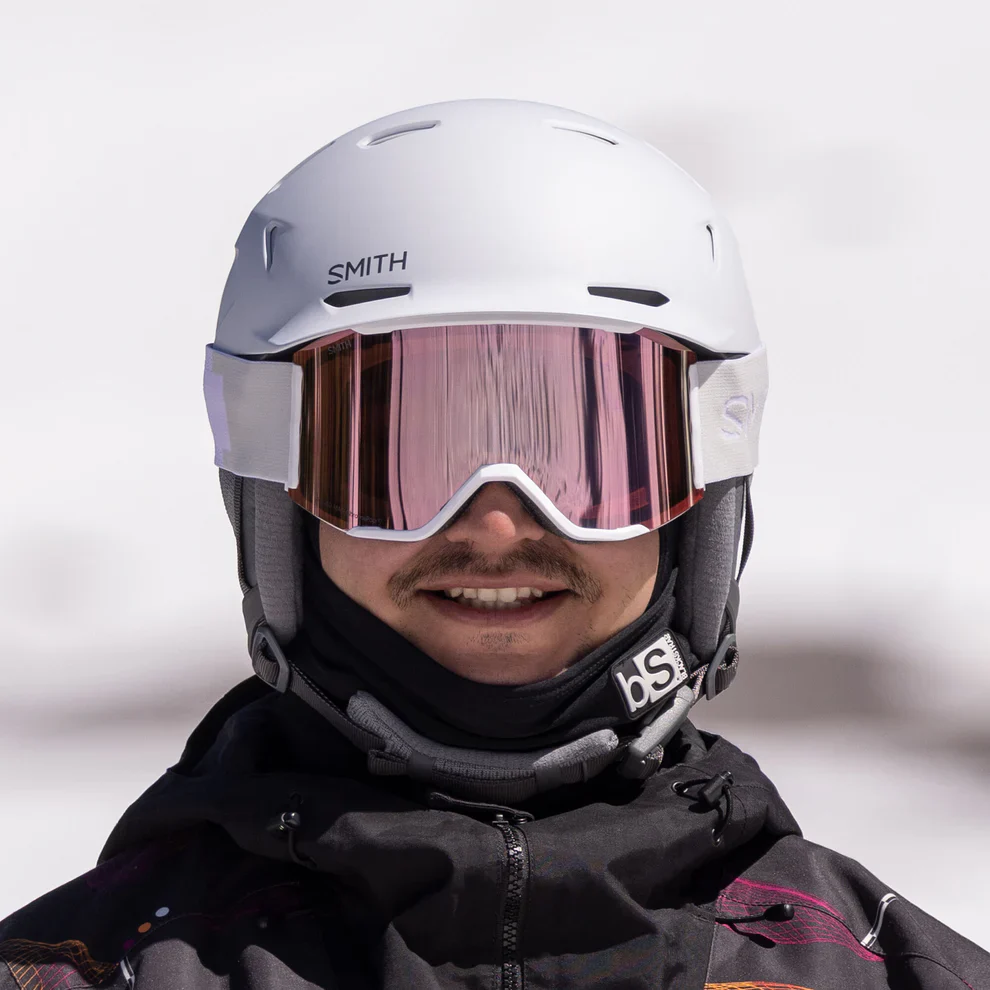 Squad MAG Snow Goggles | White Vapor with ChromaPop Everyday Rose Gold Mirror Lens - Image 4