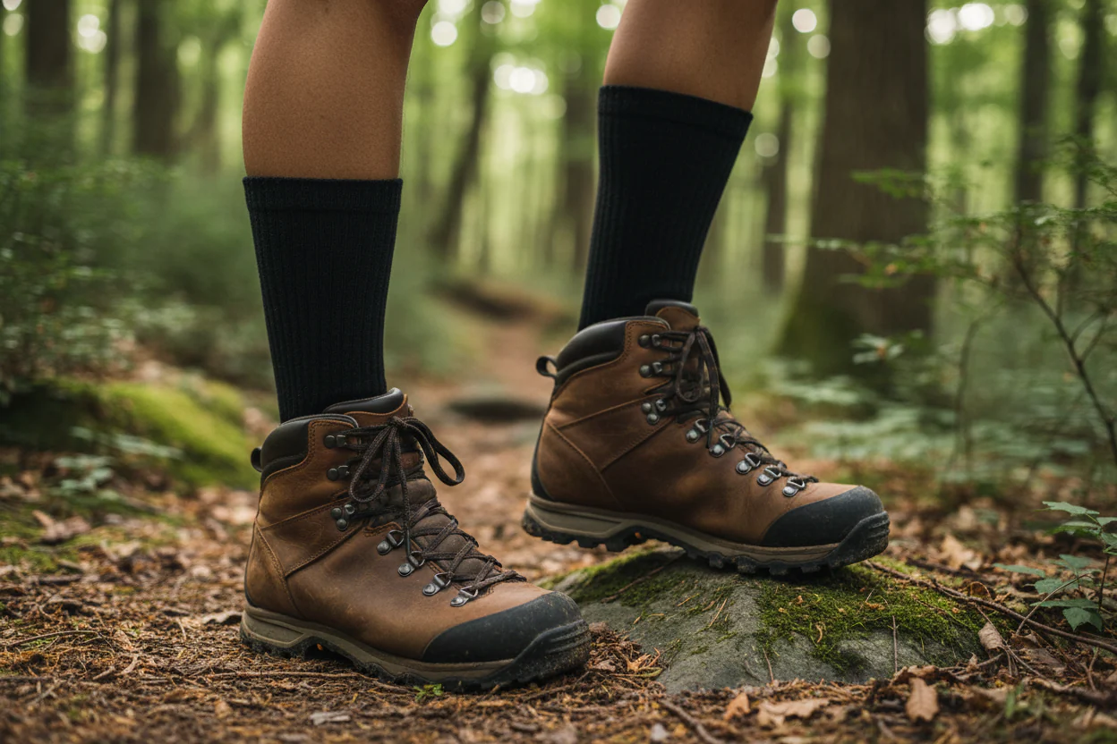 Men's Standard Issue Cushioned Crew Socks | Black - Image 2