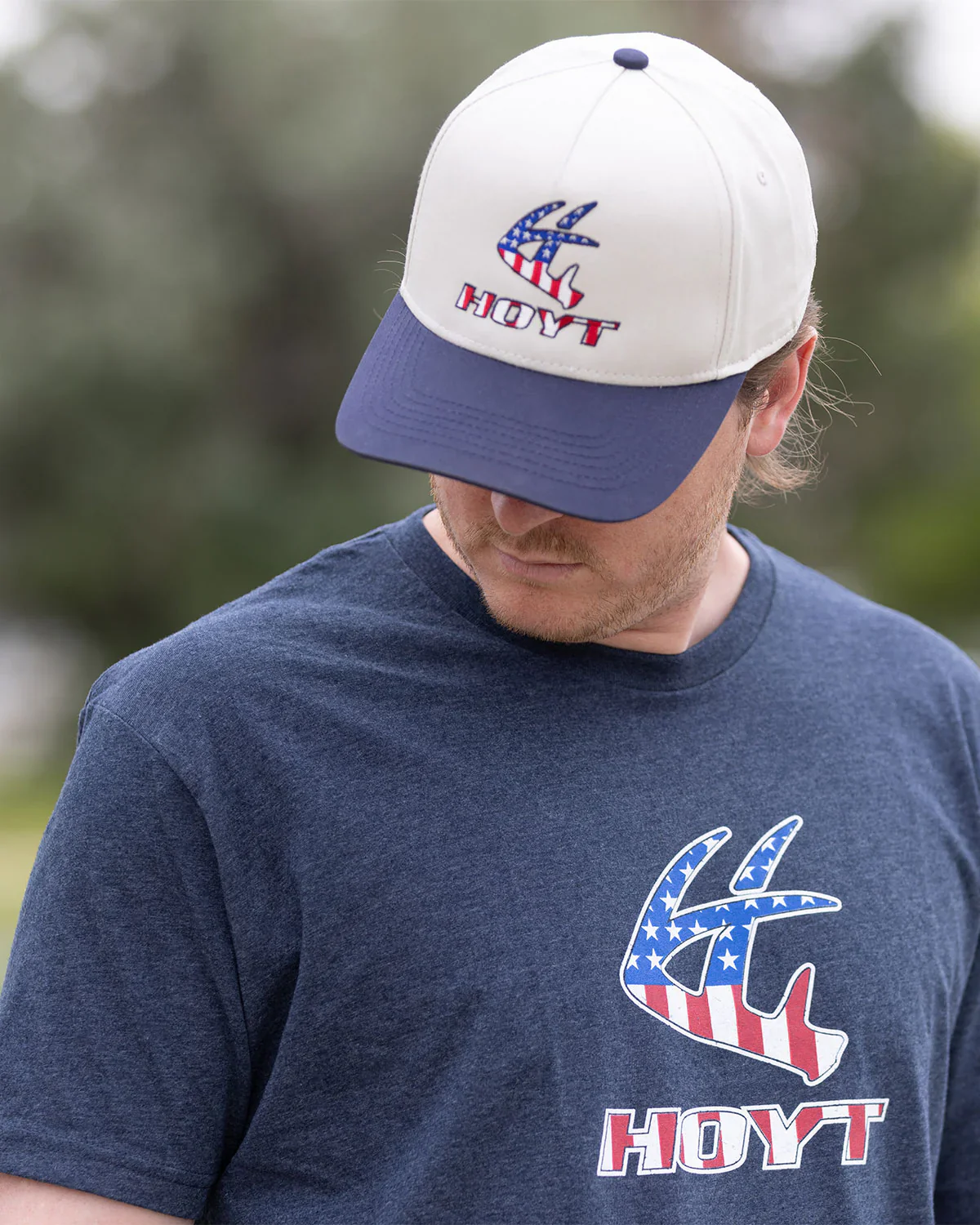Stars & Stripes Hat | Ivory/Navy - Image 2