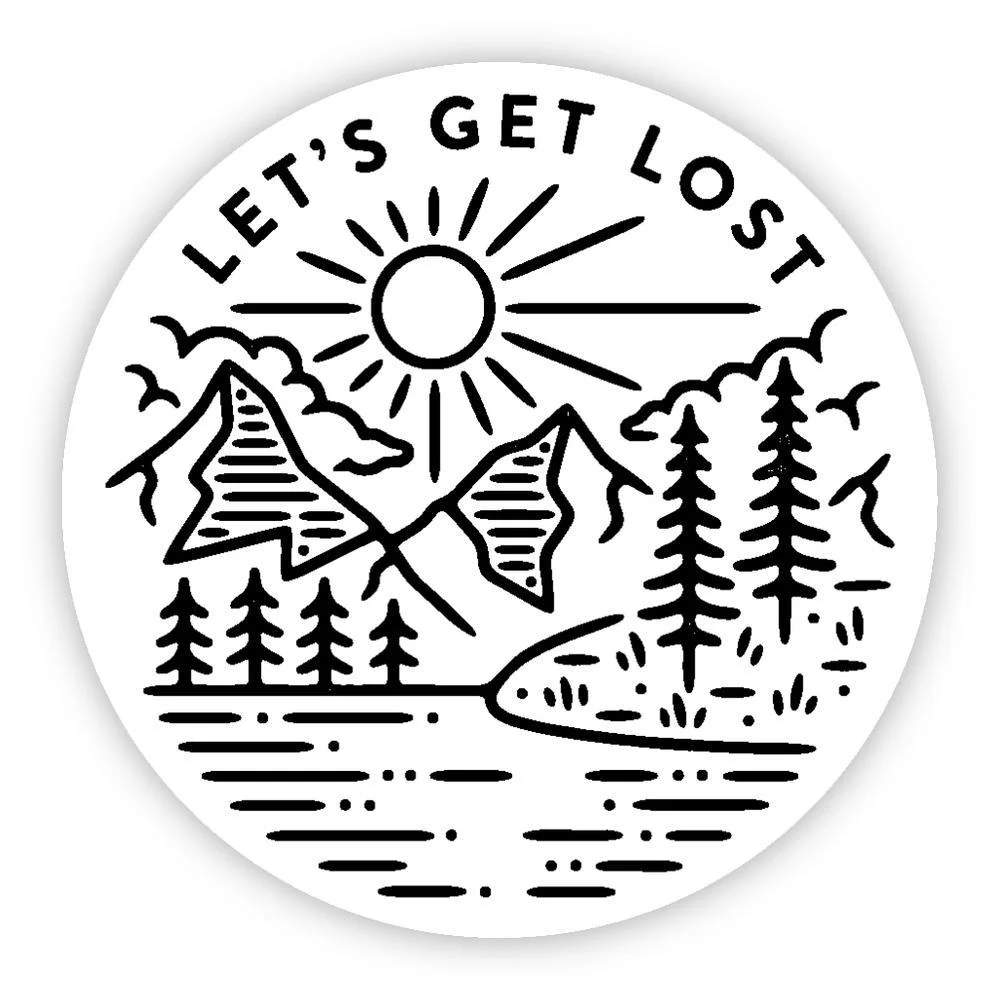 Stickers Northwest Lets Get Lost Sticker - Image 2