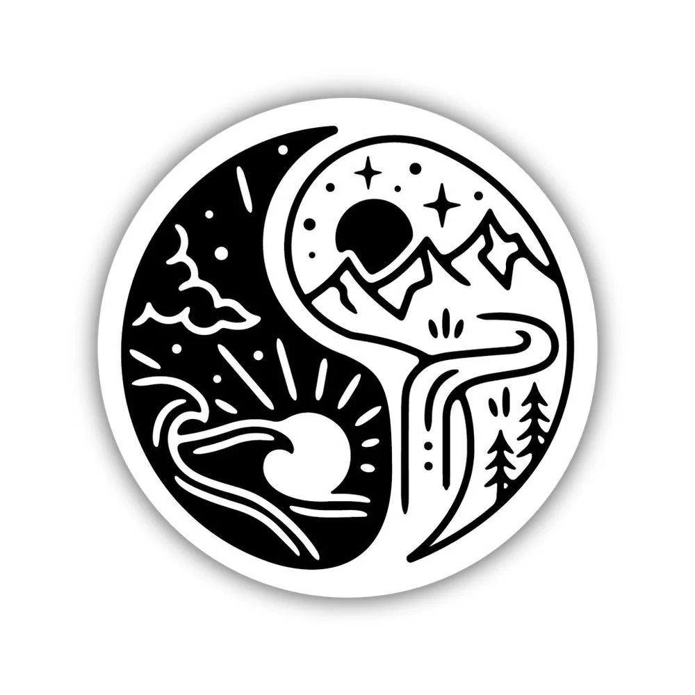 Stickers Northwest Yin Yang Sticker - Image 2
