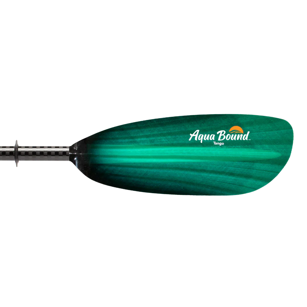 Tango Fiberglass 2-Piece Straight Shaft Kayak Paddle | Green Tide - Image 2