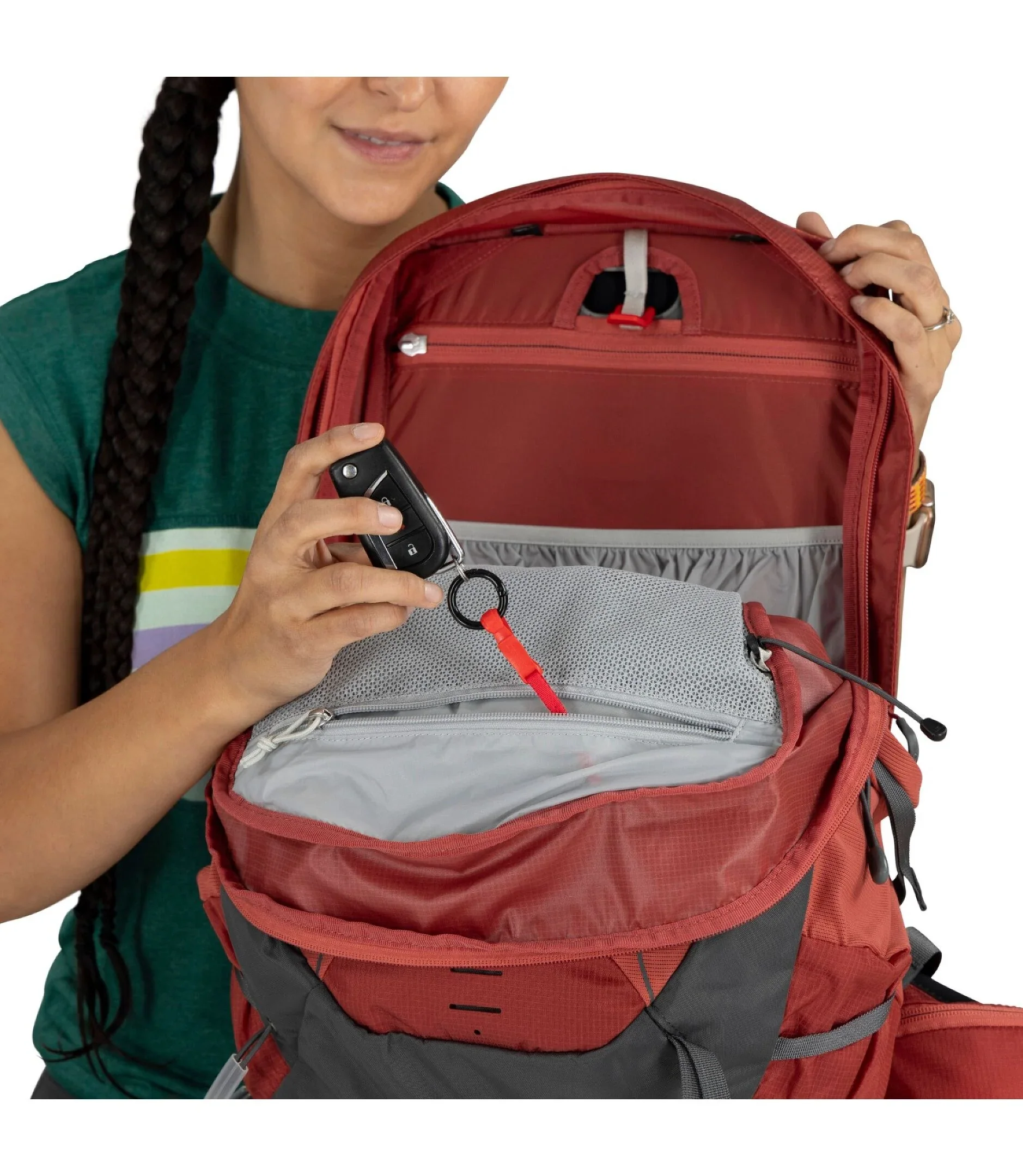 Tempest™ 22 Women's Day Pack | Red Pampas/Coal Grey - Image 8