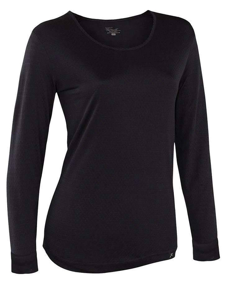 Terramar Womens Thermasilk Pontelle Scoop Neck Shirt - Image 2