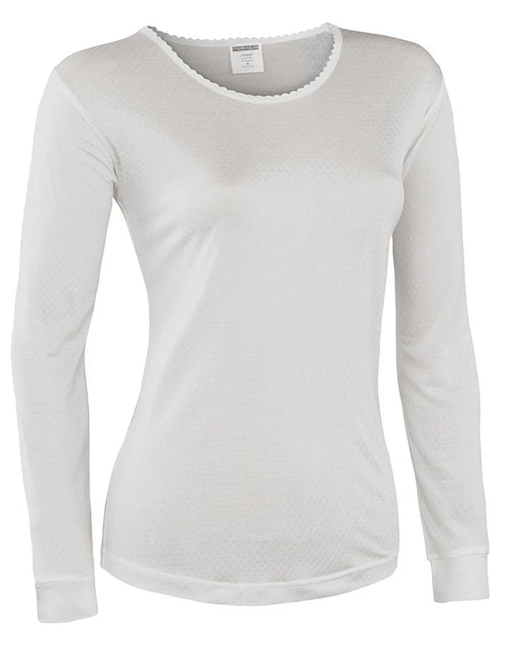 Terramar Womens Thermasilk Pontelle Scoop Neck Shirt - Image 3