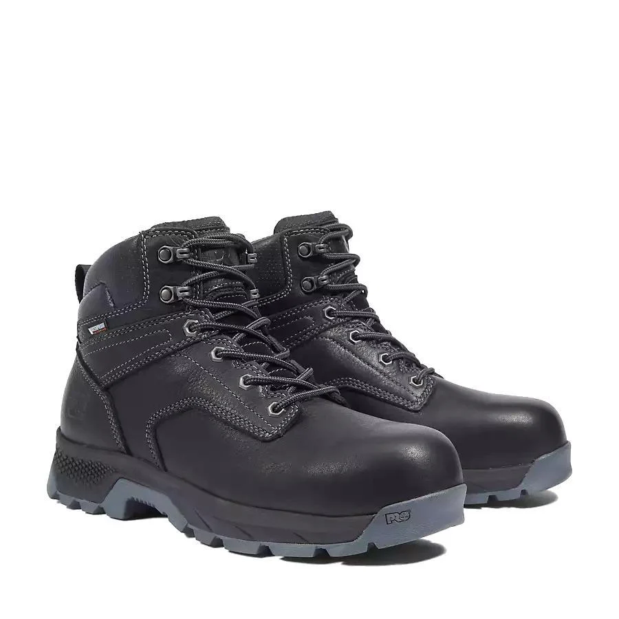 Men's Pro 6in TiTAN EV Composite Toe Waterproof Work Boot | Black - Image 2
