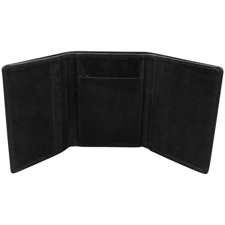 Men's Trifold RFID Wallet With Back ID - Image 5
