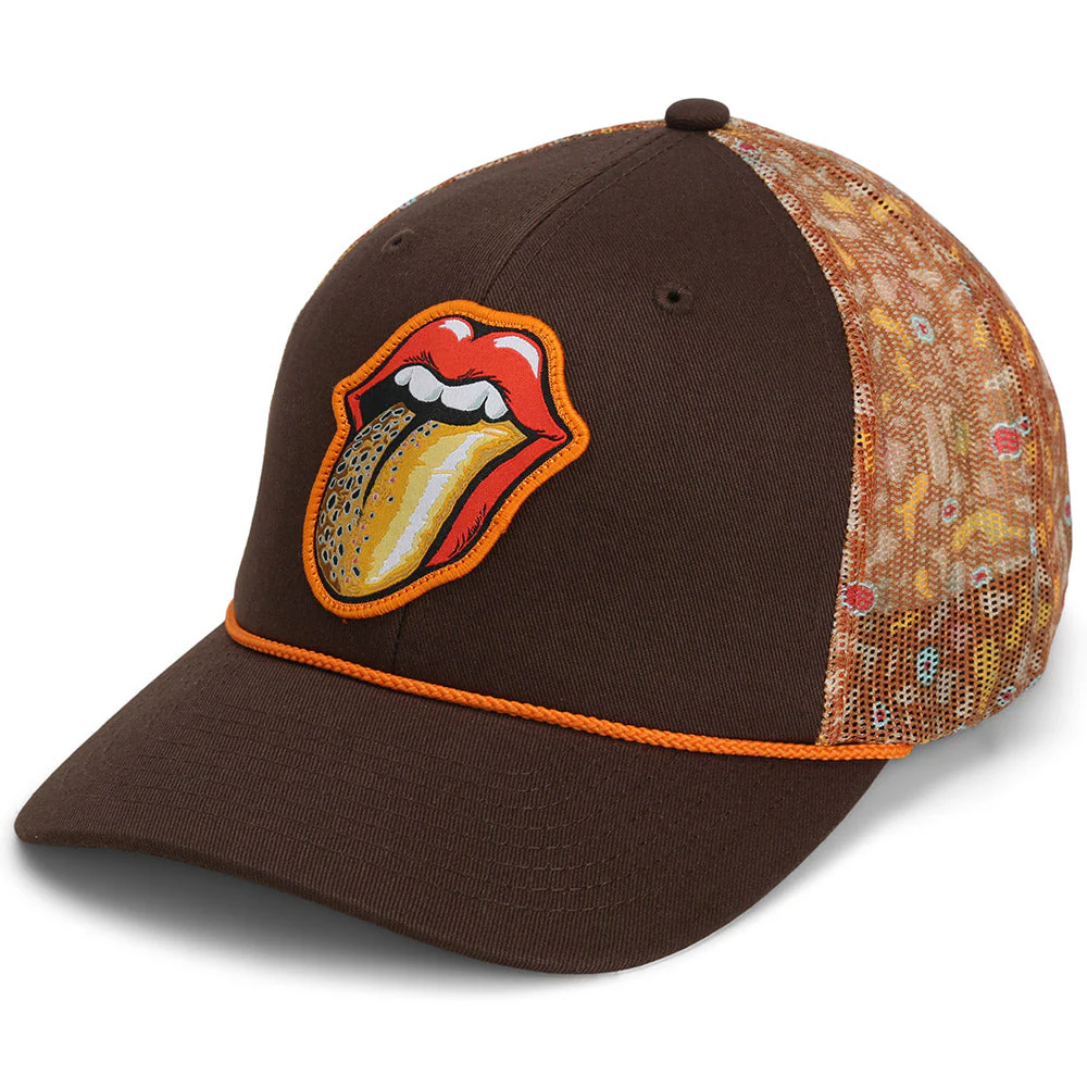 Trout Tongue Fly Fishing Hat Patch Mesh Back Rope Cap - Image 8