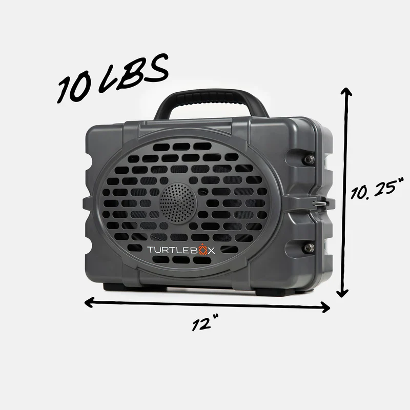 Turtlebox Original Gen 3 Speaker | Charcoal Gray - Image 2
