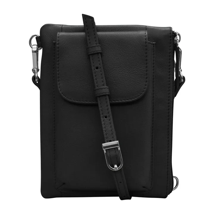 Two Way Phone Bag | Black - Image 4