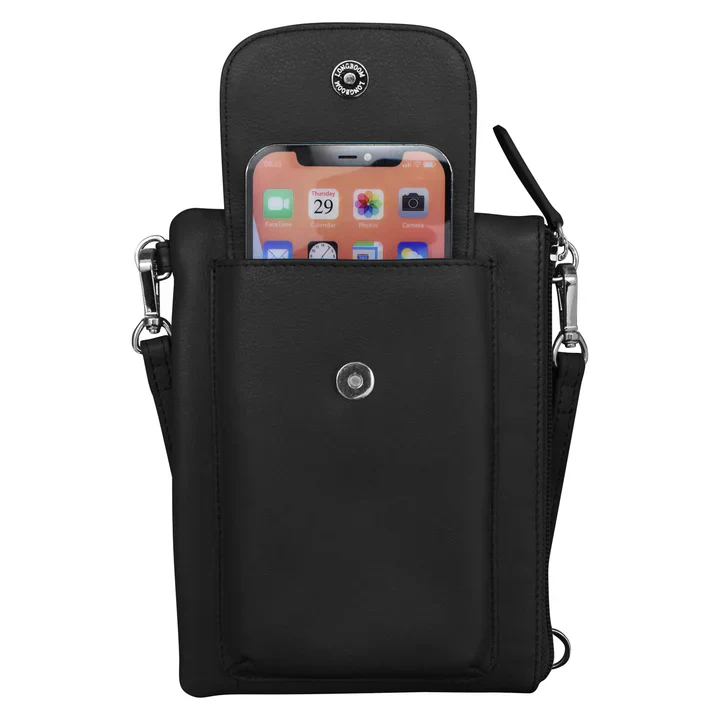 Two Way Phone Bag | Black - Image 5