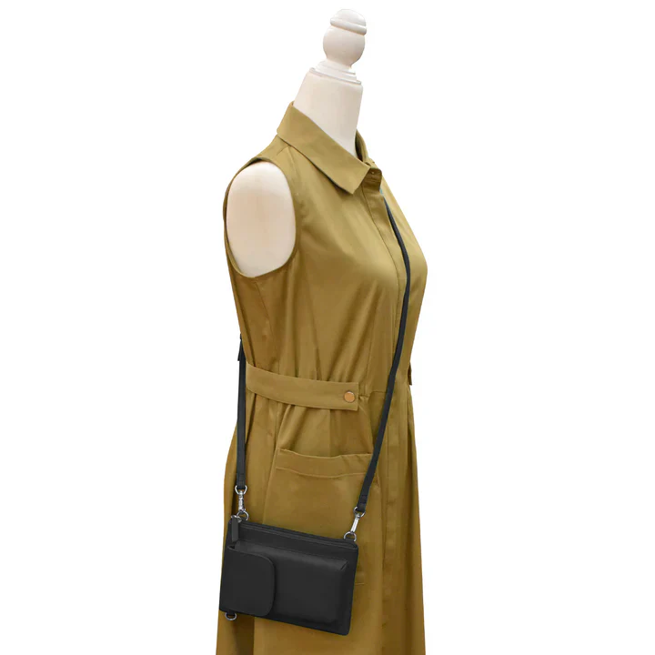 Two Way Phone Bag | Black - Image 6