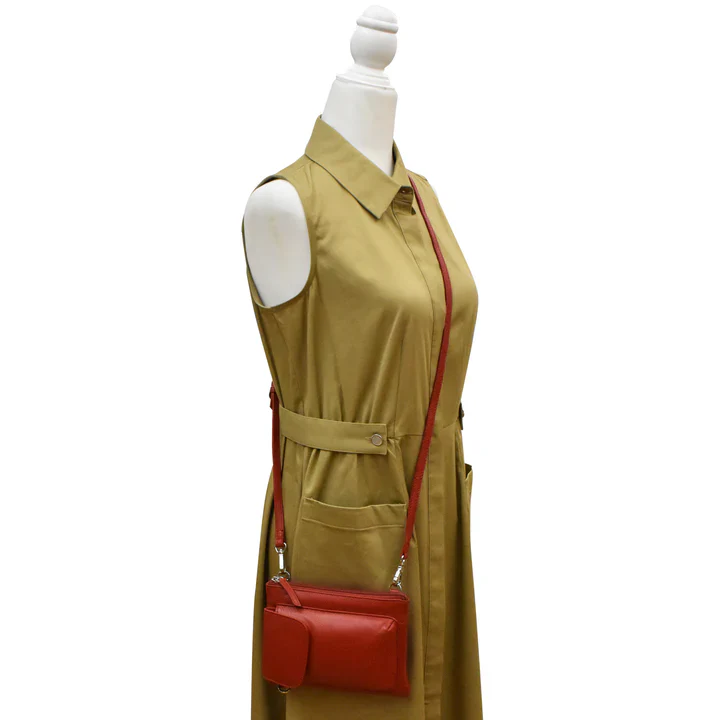 Two Way Phone Bag | Red - Image 5