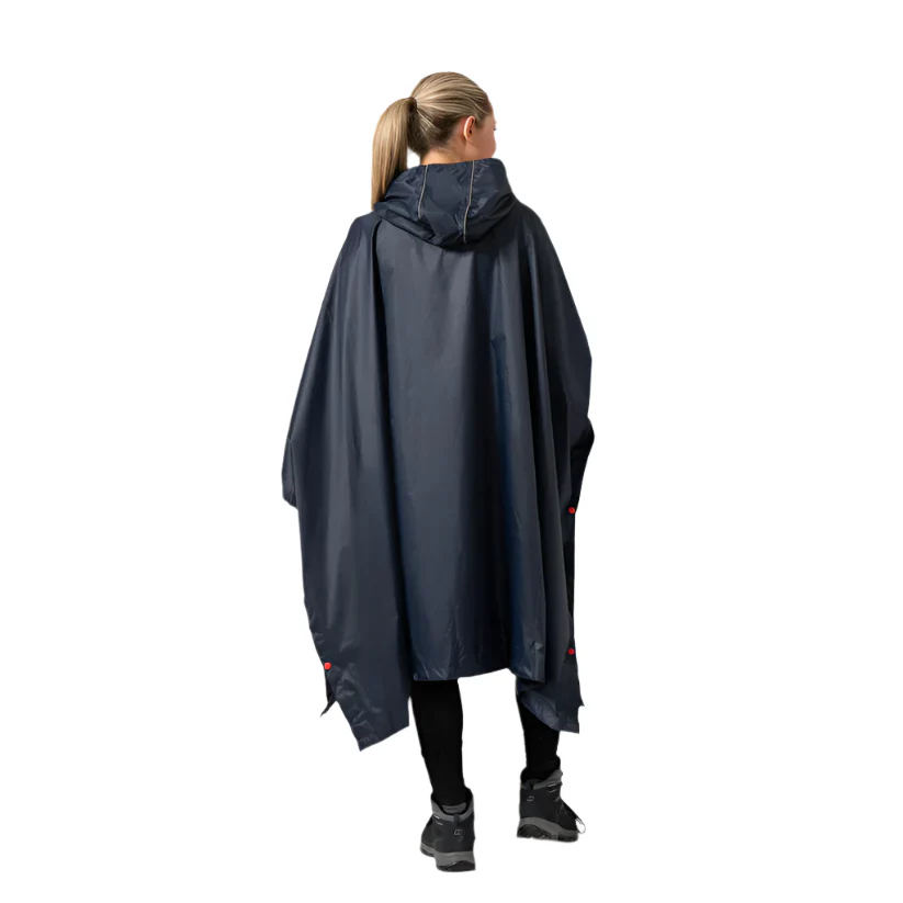 Unisex Packable Poncho | Navy - Image 2