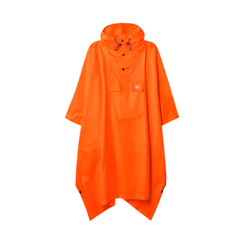 Unisex Packable Poncho | Neon Orange - Image 4