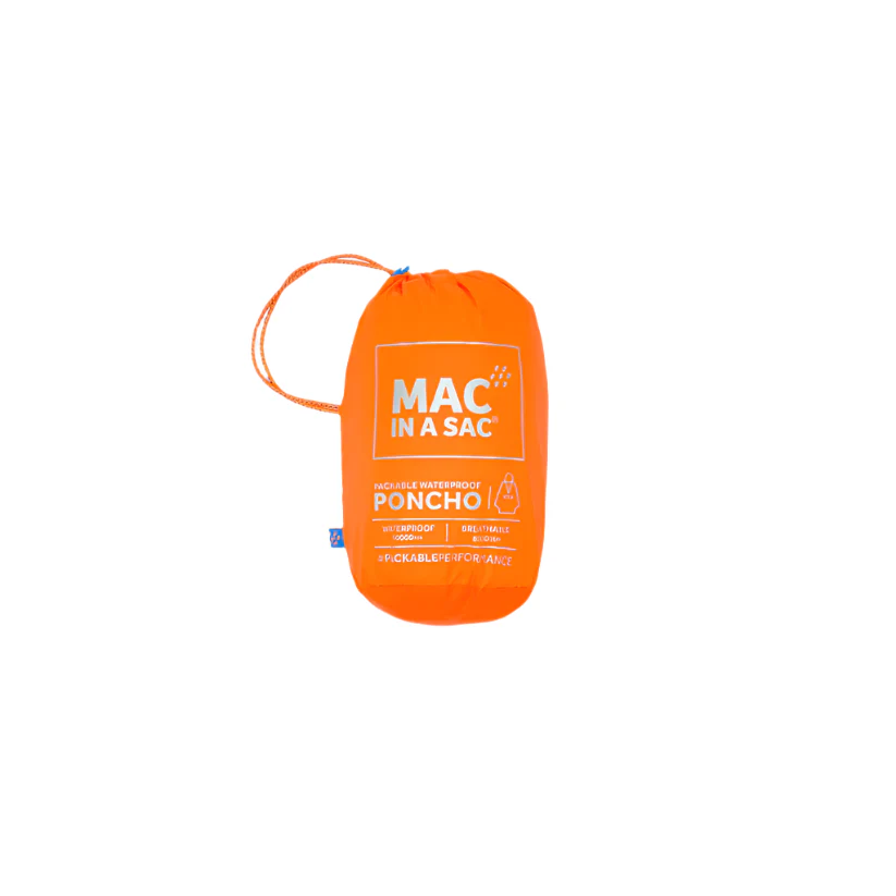 Unisex Packable Poncho | Neon Orange - Image 5