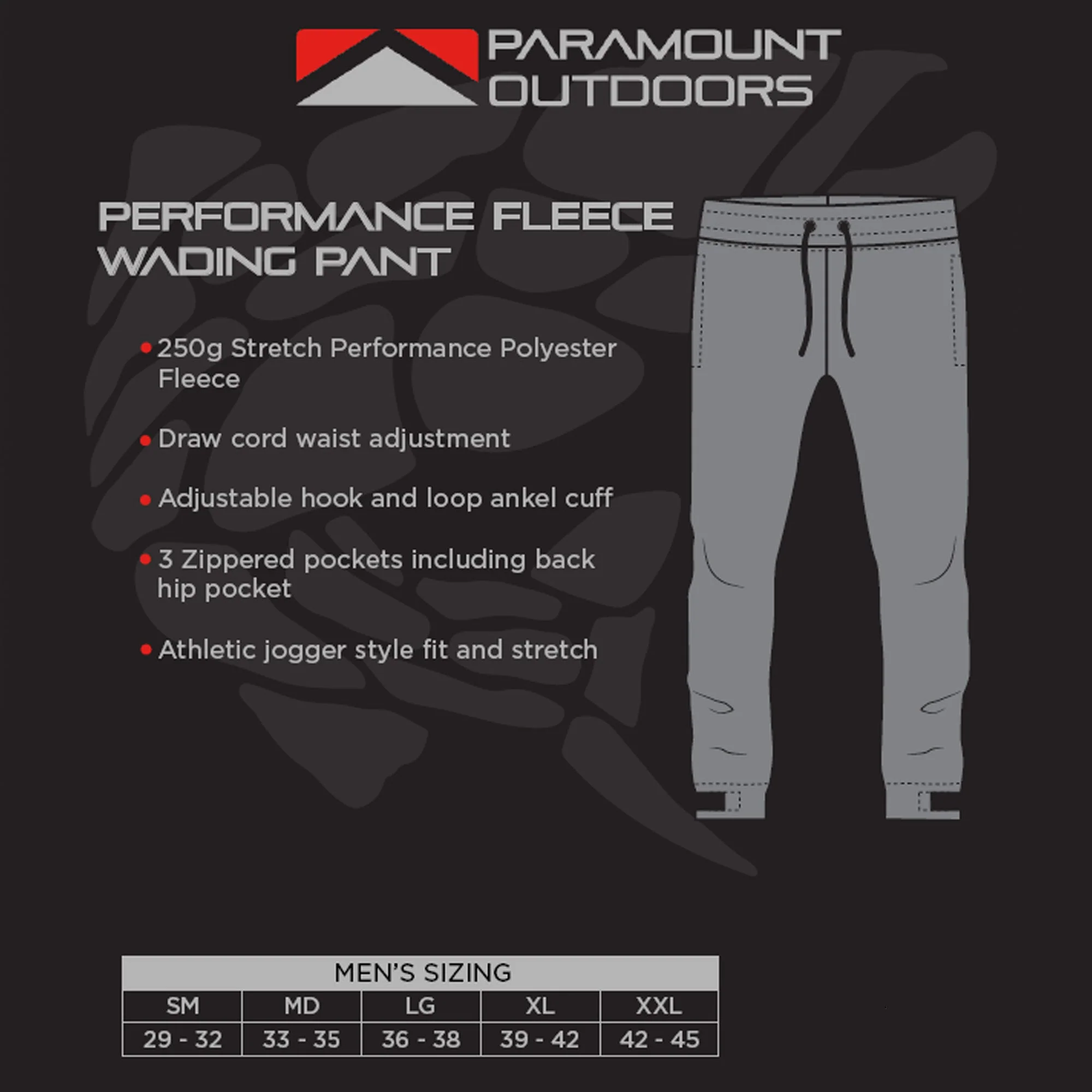 Whetstone Performance Fleece Wading Jogger - Image 4