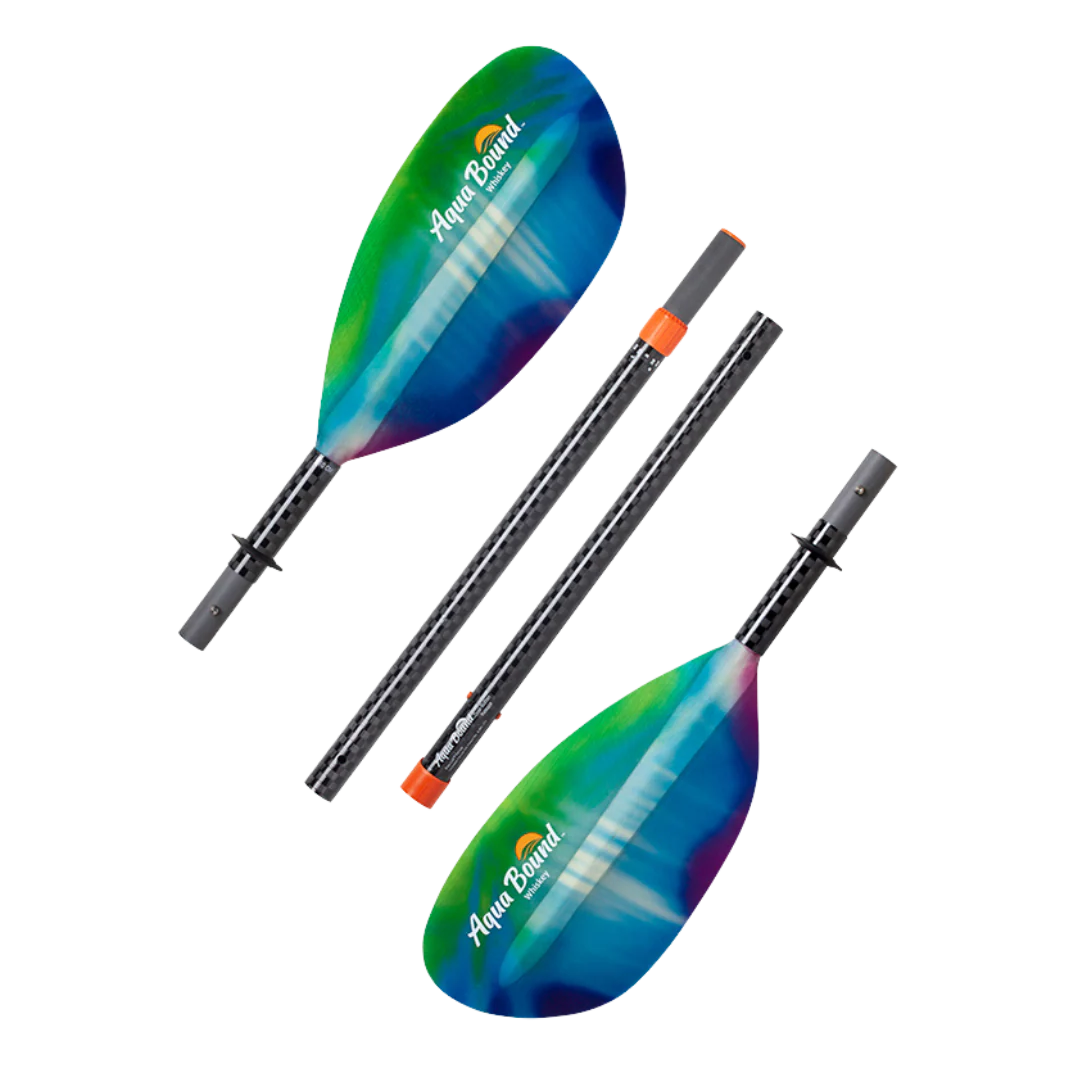 Whiskey Fiberglass 4-Piece Straight Shaft Kayak Paddle - Image 11