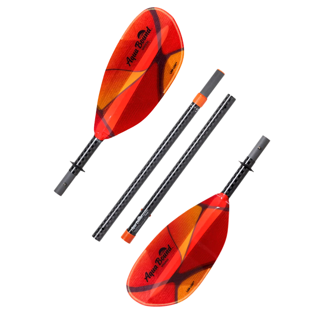 Whiskey Fiberglass 4-Piece Straight Shaft Kayak Paddle - Image 2