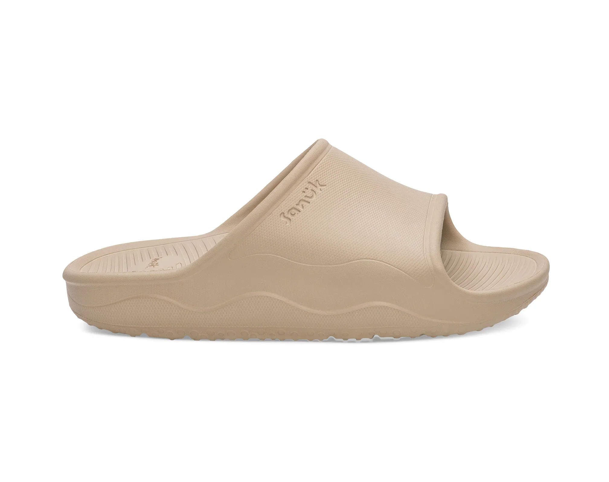 Women's Beer Foamie Slide | Tan - Image 2
