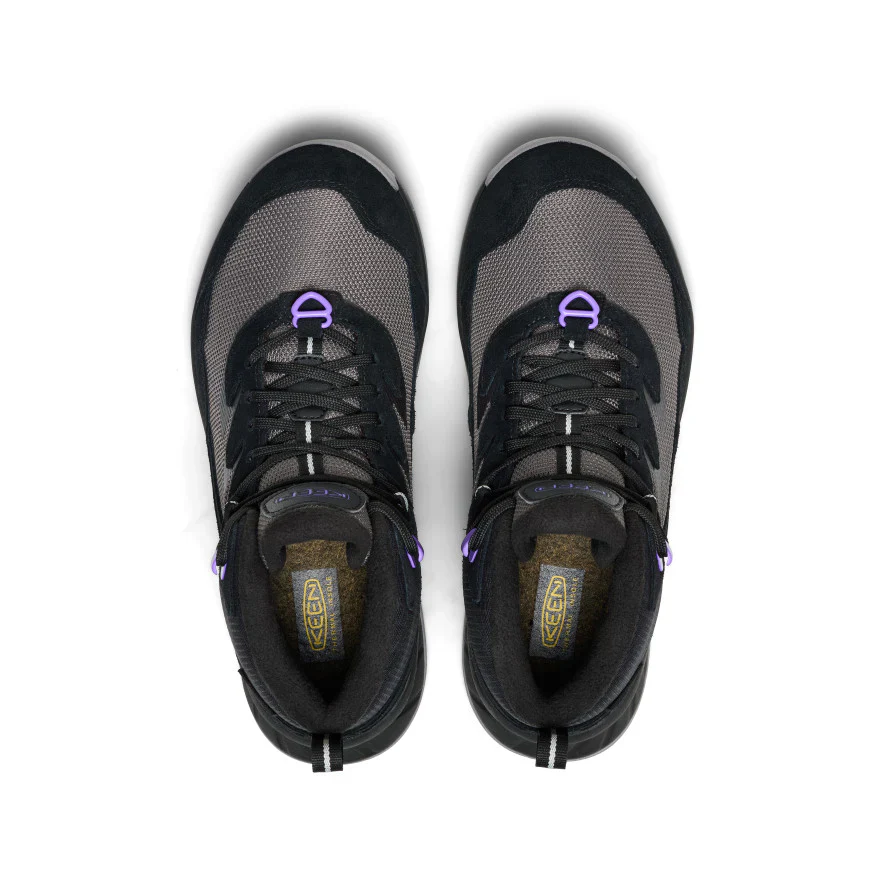 Women's Hightrail Mid Polar Waterproof Boot | Black/Aster Purple - Image 3