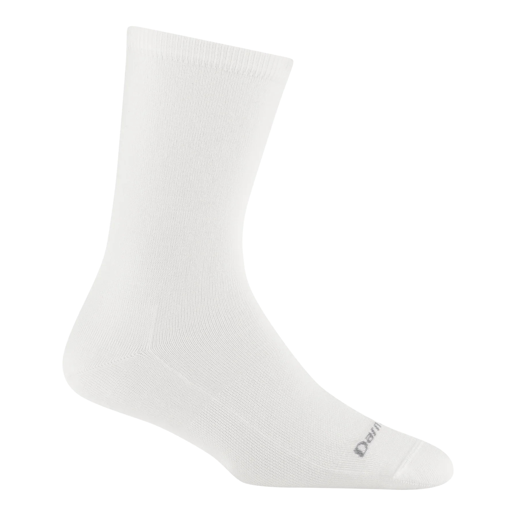 Women's Solid Basic Lightweight Crew Sock | White