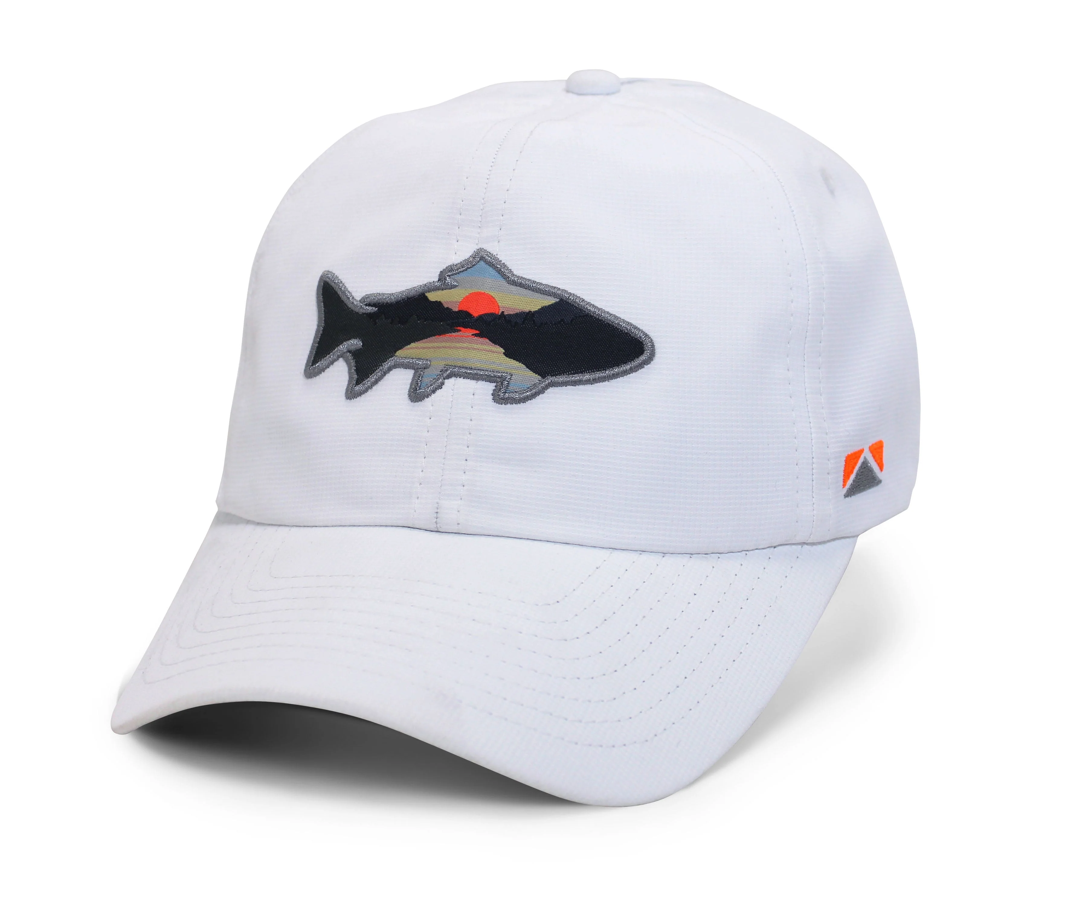 Women's SUNSET TROUT 6-Panel Ponytail Cap - Image 2