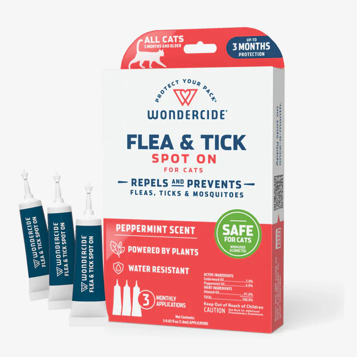 Flea & Tick Spot On treatment For Cats | Peppermint