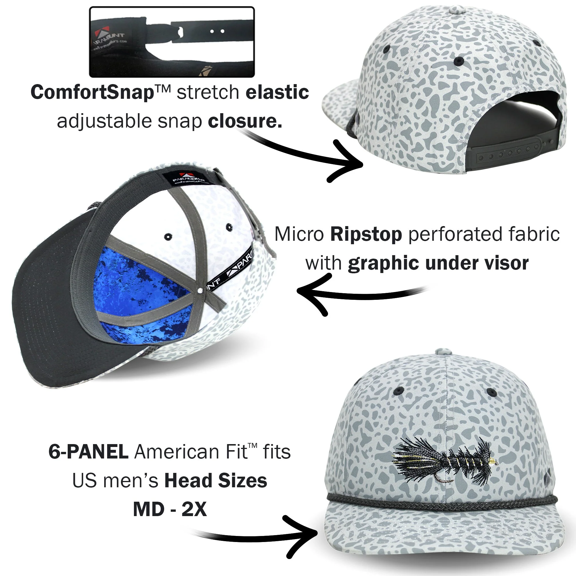 Wooly Bugger 6-Panel Riverside Mesh Back Cap - Image 4