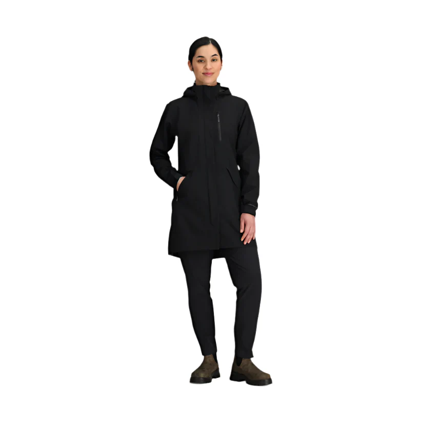 Women's Aspire 3L Trench | Black - Image 4