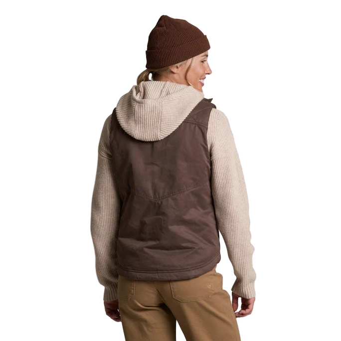 Women's Celeste Lined Vest | Coffee - Image 2