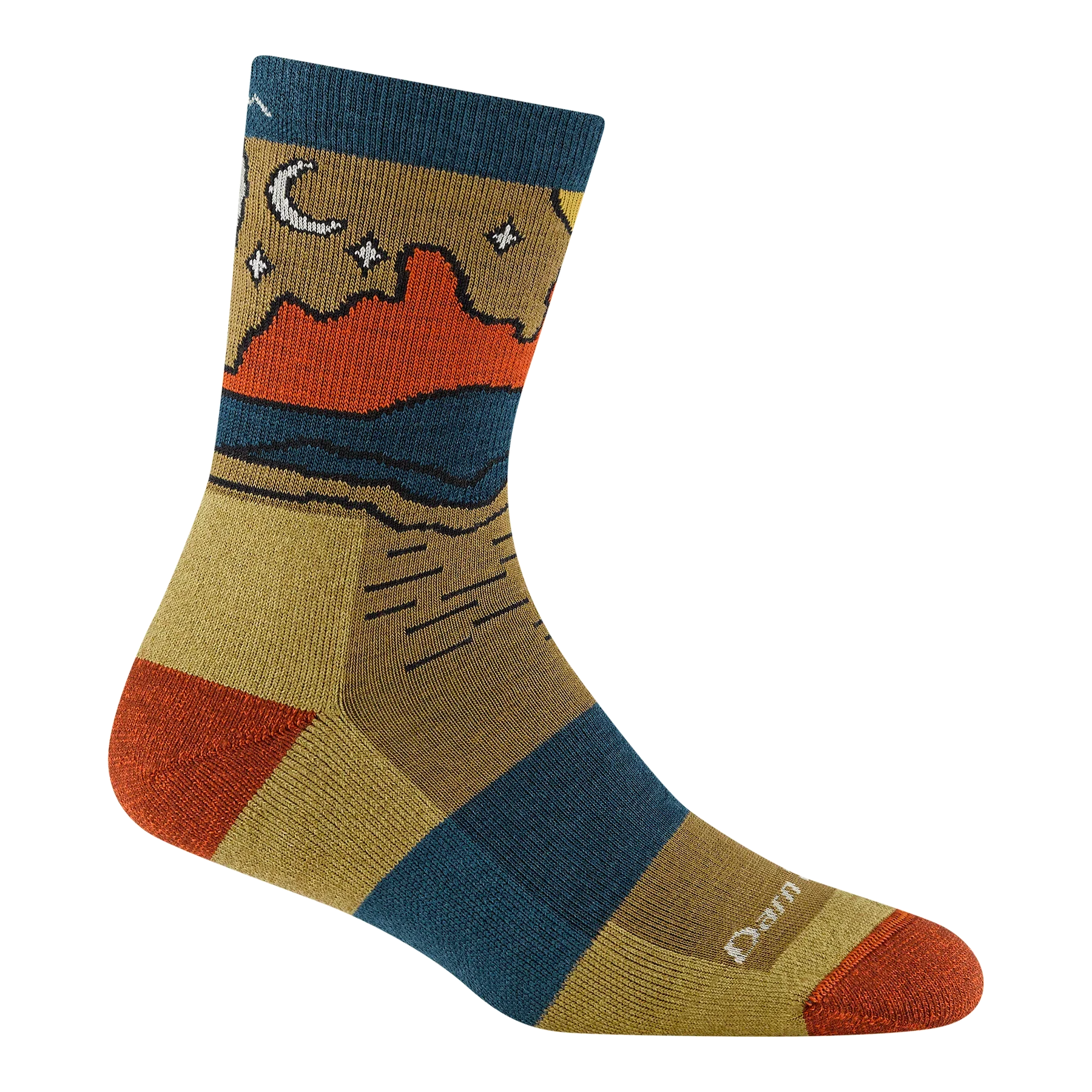 Women's Celeste Micro Crew Midweight Hiking Socks | Sandstone - Image 2