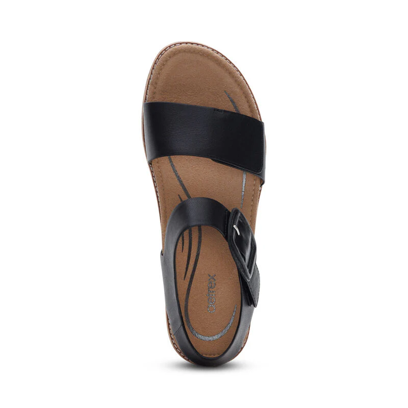 Women's Claire Quarter Strap Sandal Black - Image 6