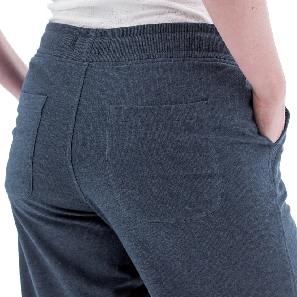 Women's Corina Recycled Crop Sweatpant | Midnight Navy - Image 4