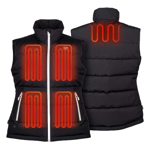 Women's Crest 2.0 Down Heated Vest | Black
