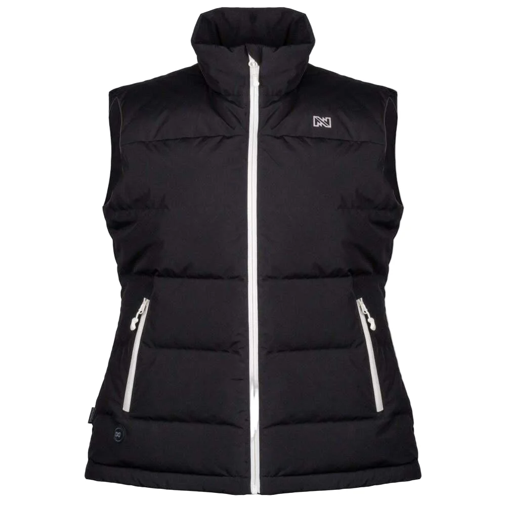 Women's Crest 2.0 Down Heated Vest | Black - Image 2