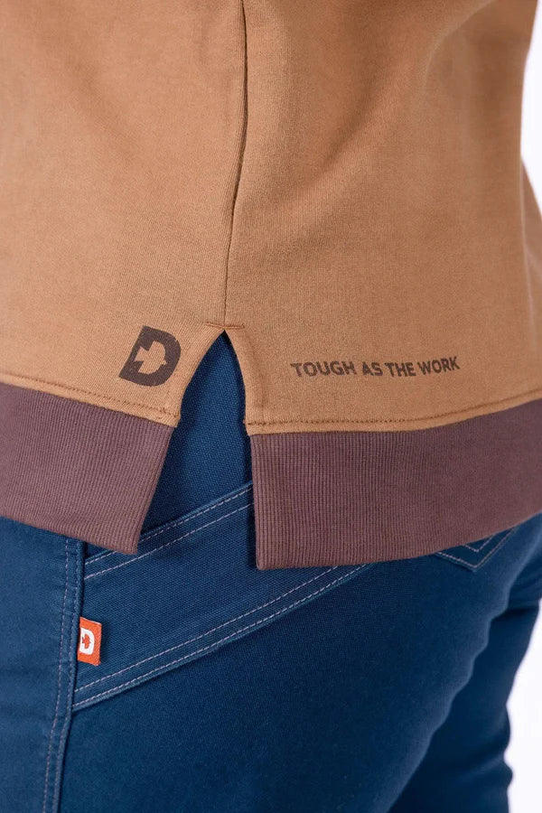 Women's GO TO™ Crew Sweatshirt | Saddle Brown/Kodiak Brown - Image 4