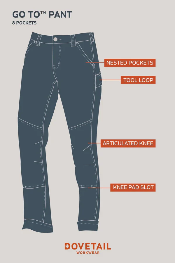 Women's GO TO™ Stretch Canvas Pant | Sawdust Brown - Image 8