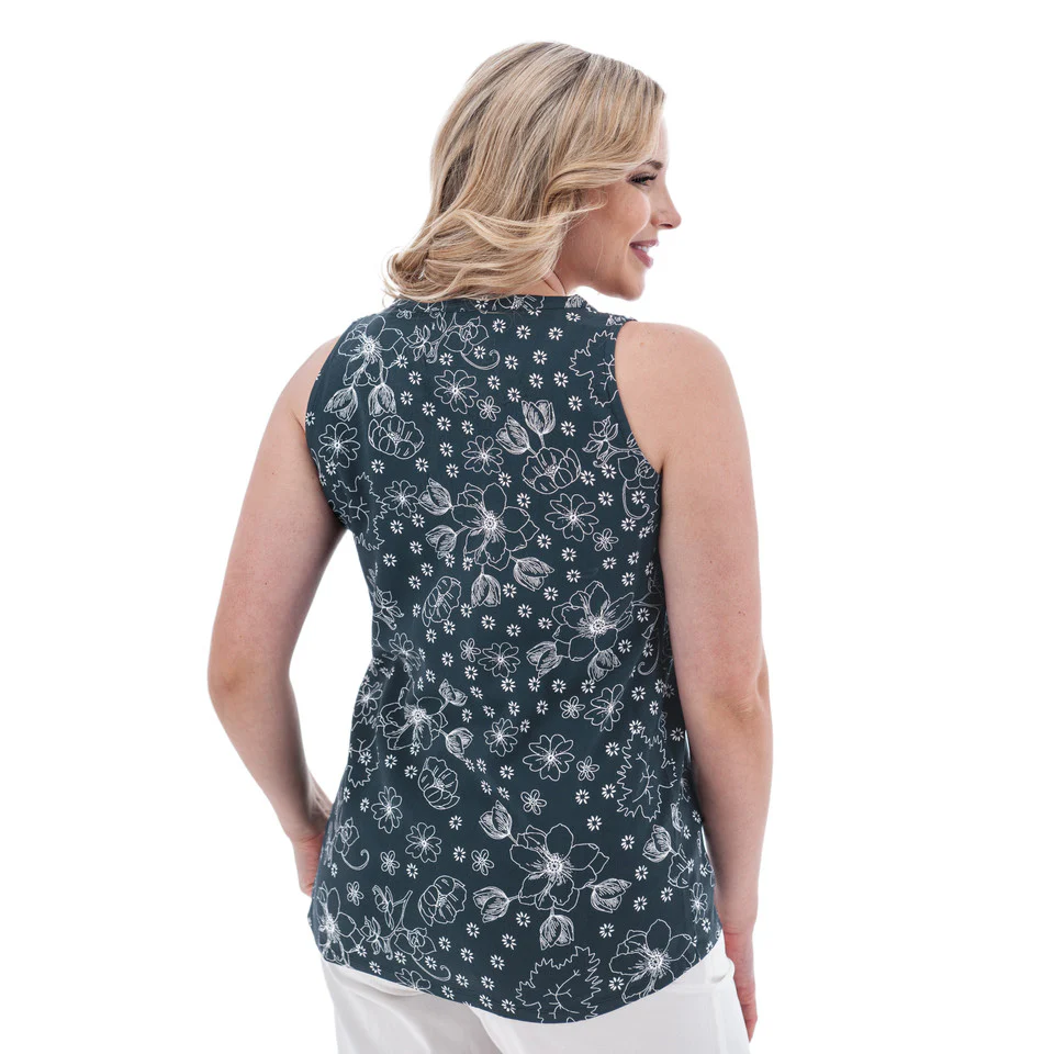 Women's Keara Tank Top | Midnight Navy - Image 2