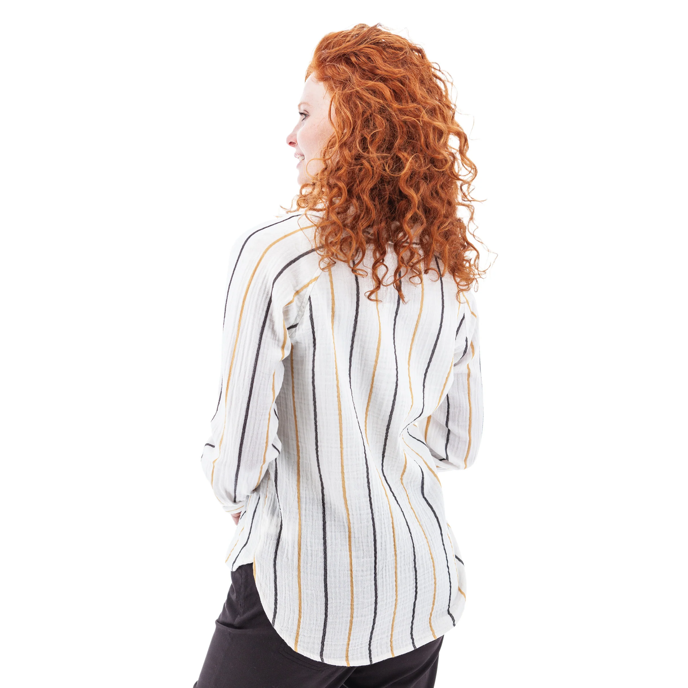 Women's Long Sleeve Kelford Top | Gold - Image 2