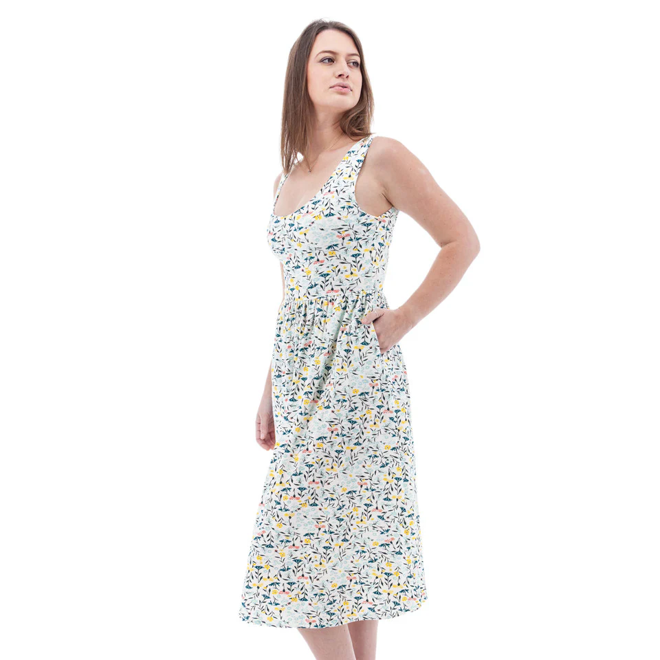 Women's Linden Fit & Flare Print Tank Dress | Multi - Image 2