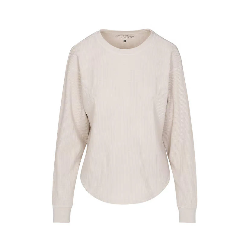 Women's Linville Waffle Crew Tee | Oatmeal Heather