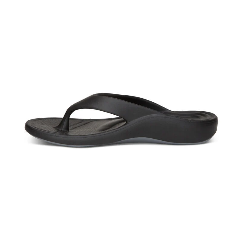 Women's Maui Orthotic Flips Black - Image 3