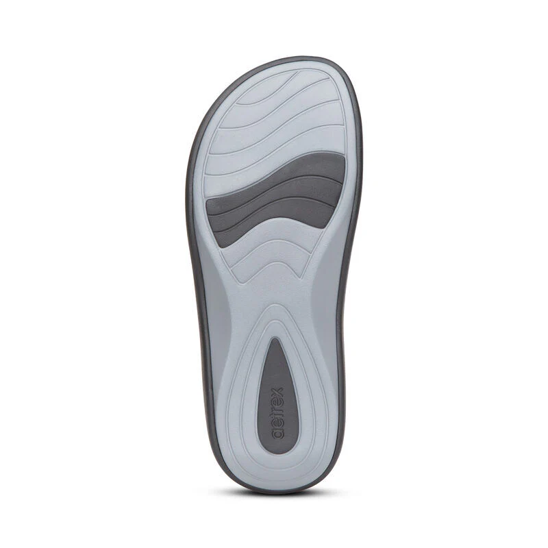 Women's Maui Orthotic Flips Black - Image 5