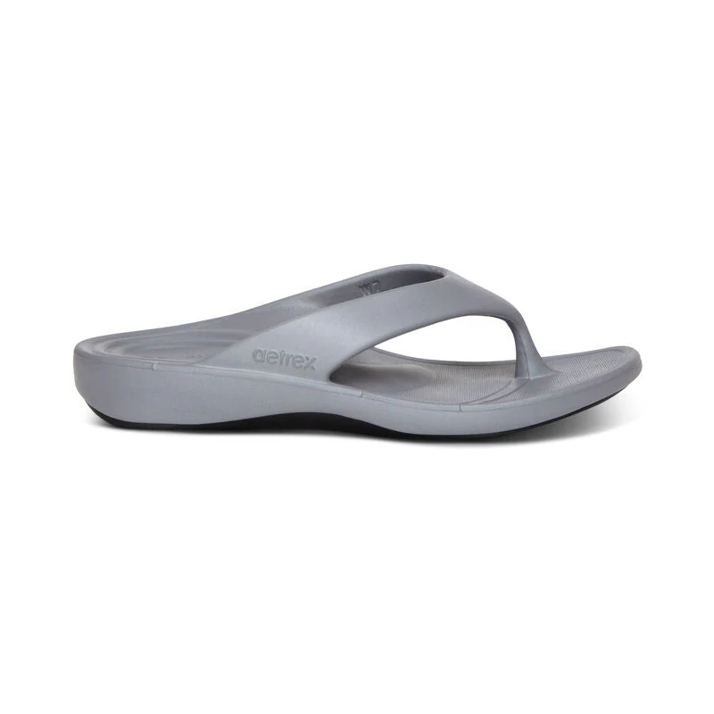 Women's Maui Orthotic Flips Grey - Image 2