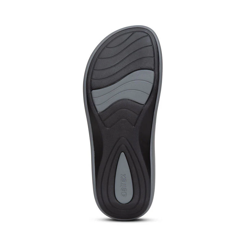 Women's Maui Orthotic Flips Grey - Image 6