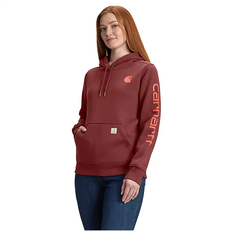 Women's Midweight Logo Sleeve Sweatshirt | Barnwood